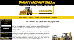 Desktop Screenshot of graddysequipment.com